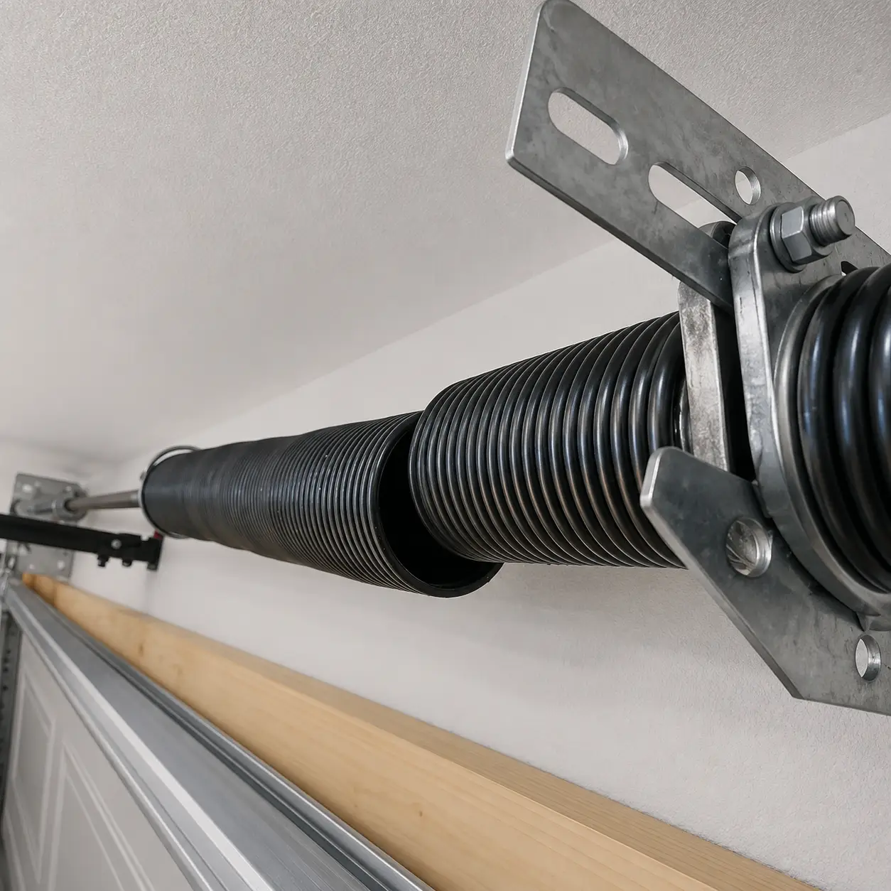 Broken garage door spring repair in Conroe TX