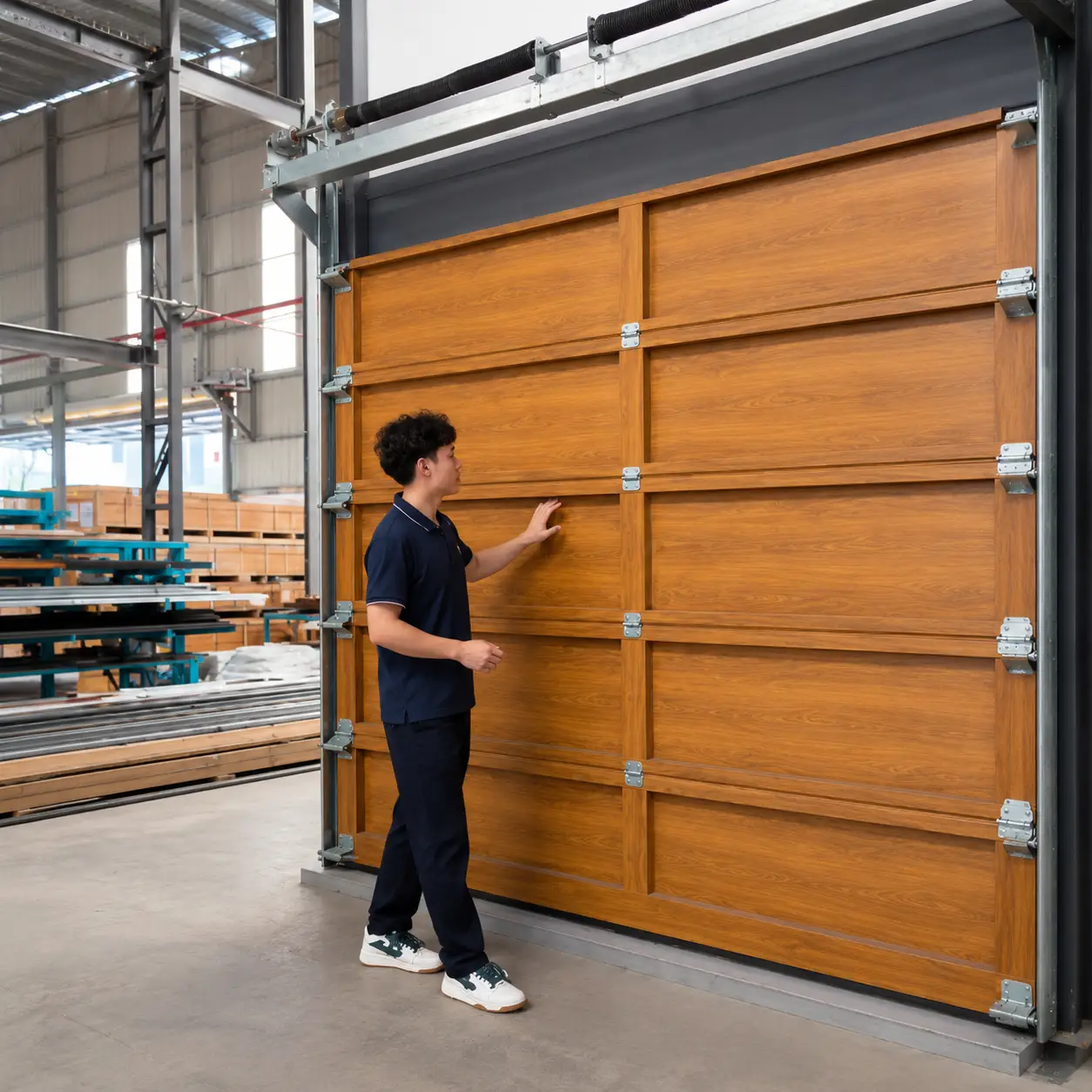 Custom garage door installation consultation in Conroe TX