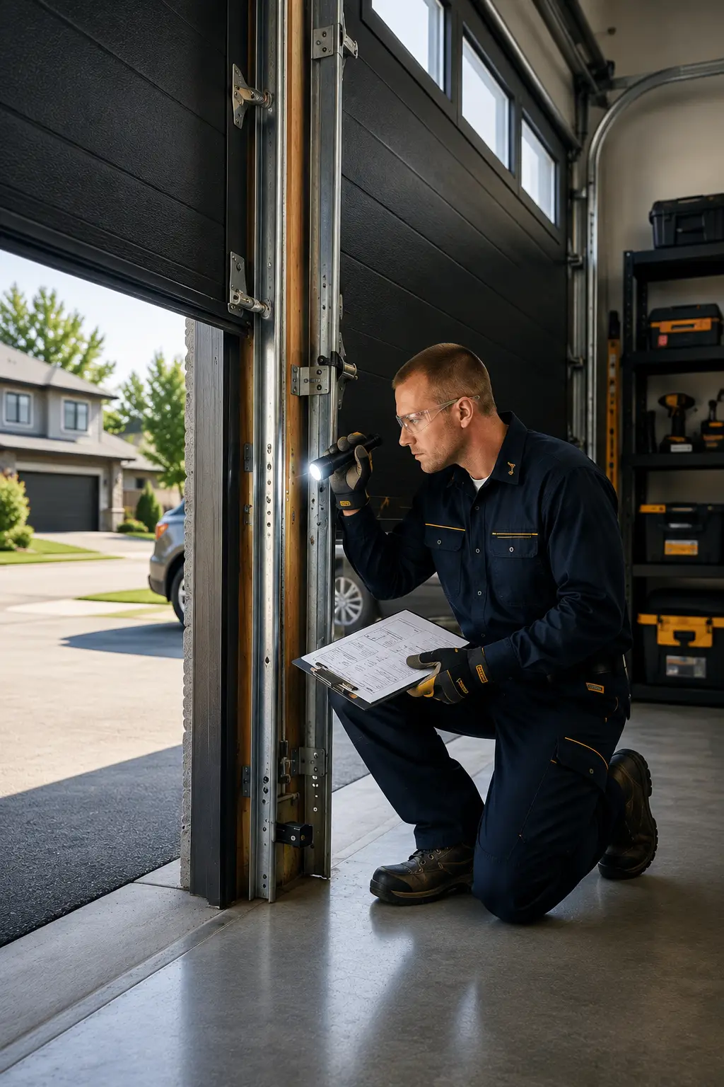Garage Door Inspection and Service Technician
