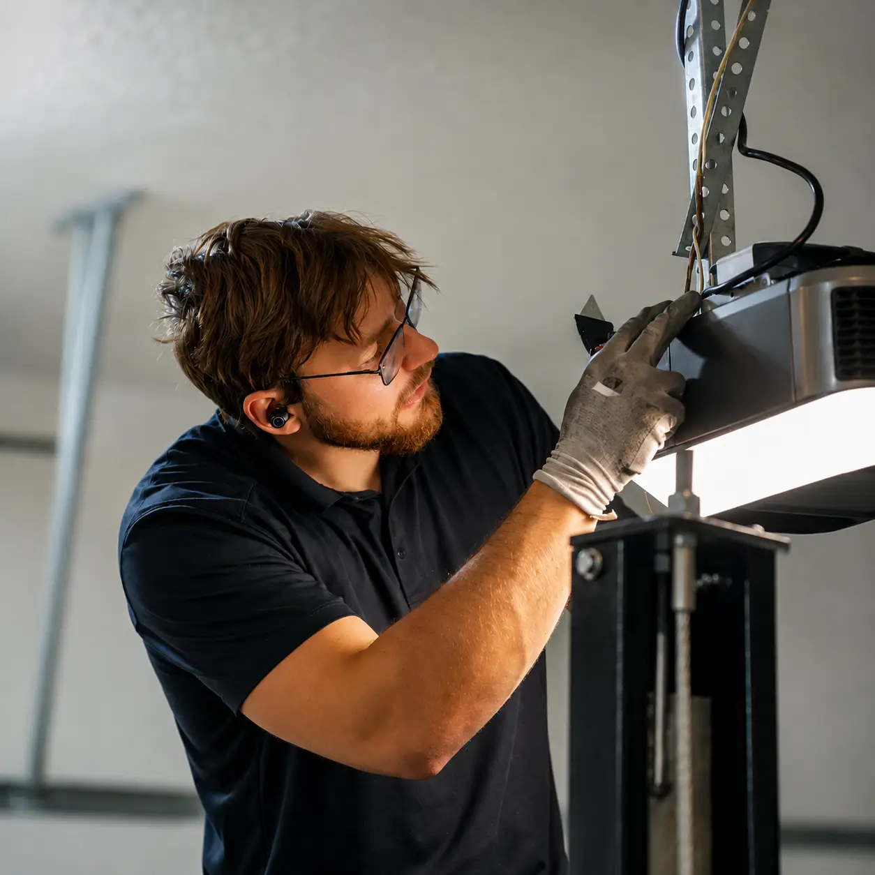 Garage door opener diagnostic consultation