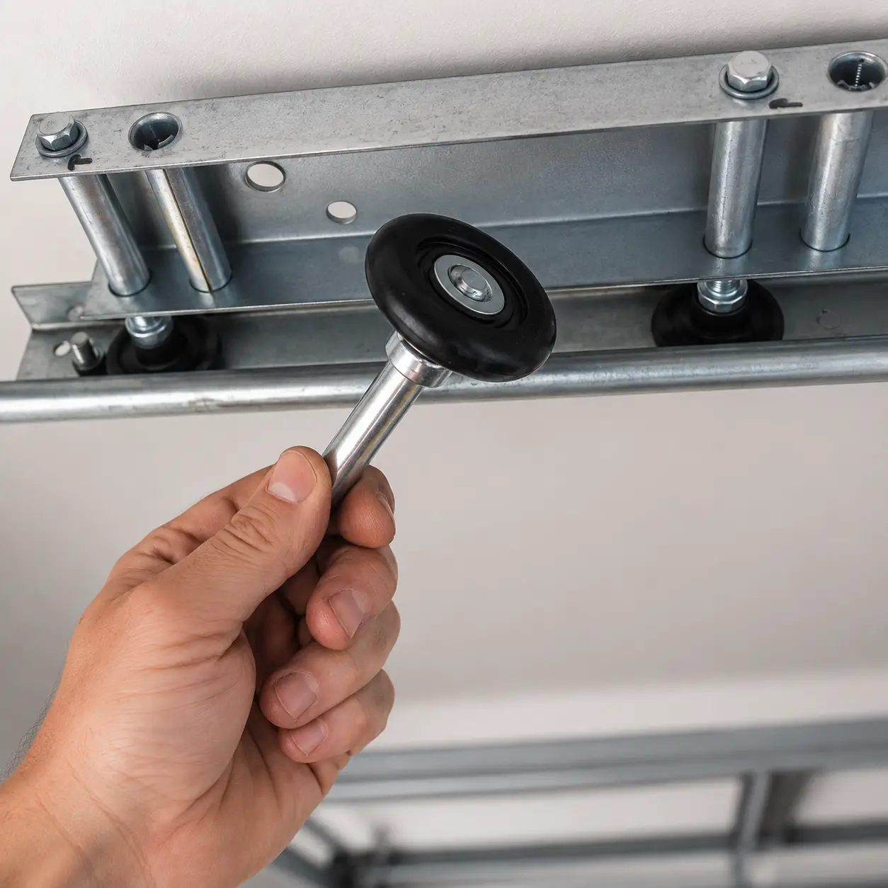 Garage door roller