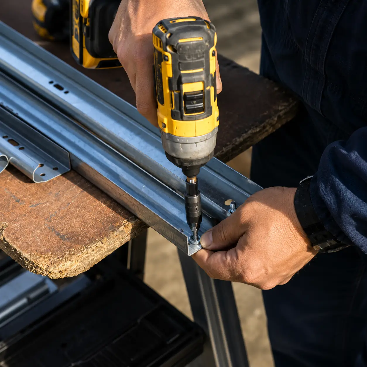 Professional Installting Tracks garage door installation from start to finish