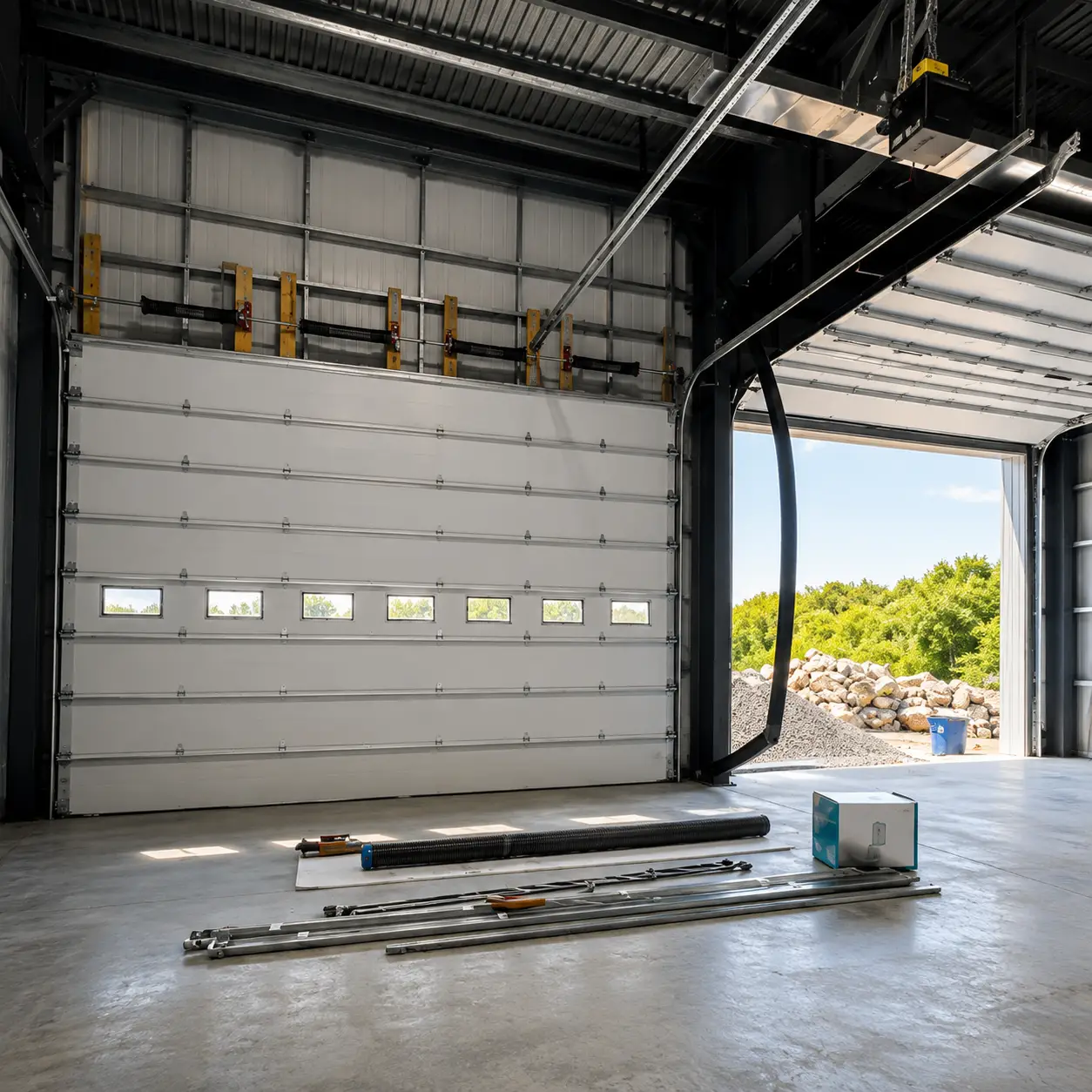 Emergency garage door repair technician in Conroe TX