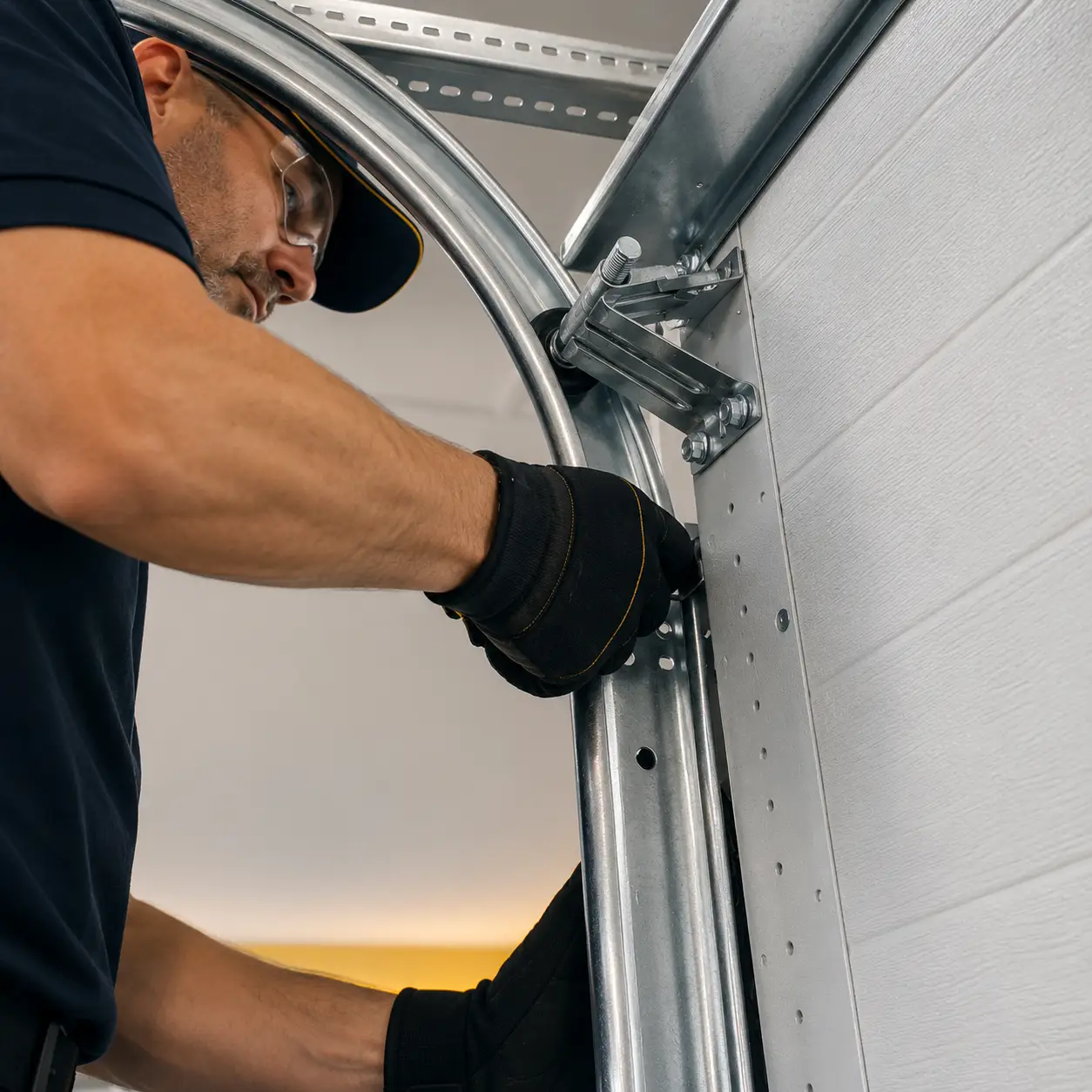 Residential and commercial garage door replacement parts